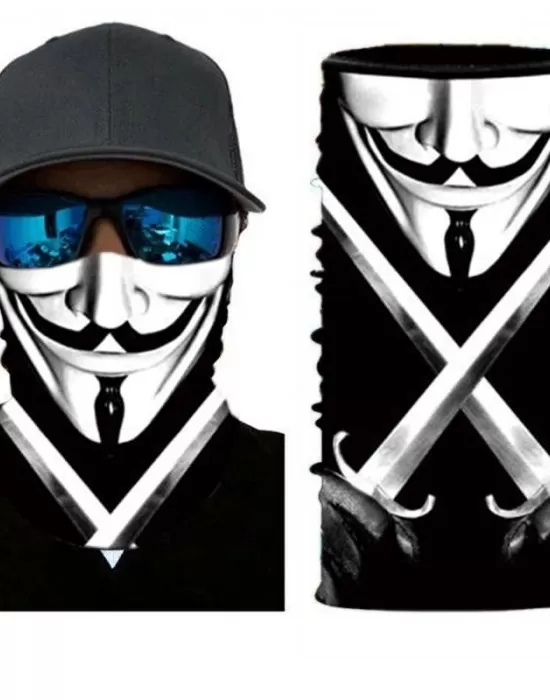 Бандана шал на анонимните HoodStyle Bandana Anonymous, Бандана шал - Hoodstyle.bg