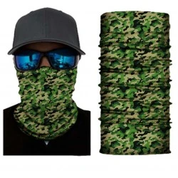 Бандана шал HoodStyle Bandana в зелен камуфлаж