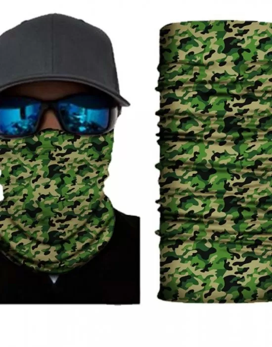 Бандана шал HoodStyle Bandana в зелен камуфлаж, Бандана шал - Hoodstyle.bg