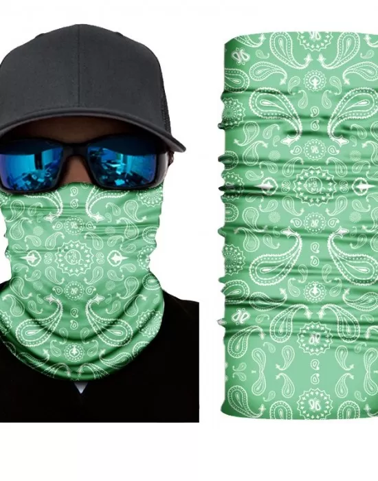 Бандана шал бъф в свеж ментов дизайн HoodStyle Bandana Buff, Бандана шал - Hoodstyle.bg