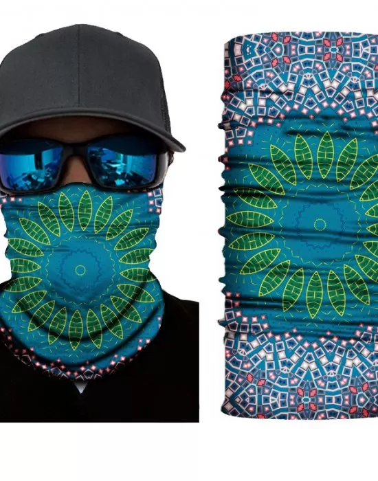 Бандана шал бъф в свеж цветен дизайн HoodStyle Bandana Buff, Бандана шал - Hoodstyle.bg