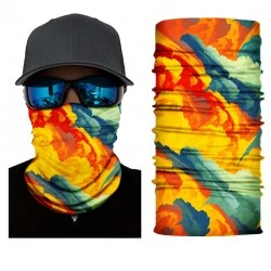 Бандана шал бъф жълт Paint HoodStyle Bandana Buff