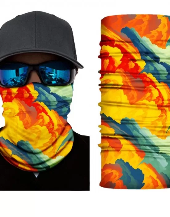 Бандана шал бъф жълт Paint HoodStyle Bandana Buff, Бандана шал - Hoodstyle.bg