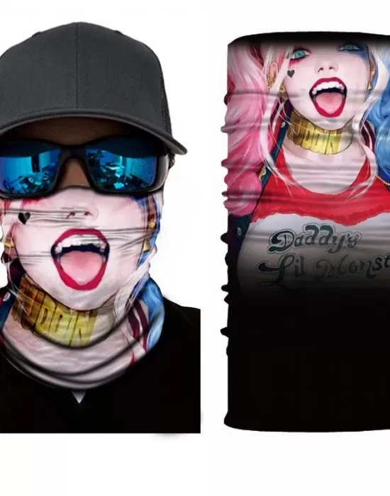 Бандана шал HoodStyle Bandana Harley Quinn Харли Куин, Бандана шал - Hoodstyle.bg