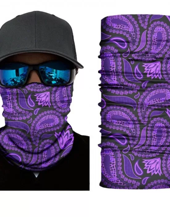 Бандана шал бъф в лилаво HoodStyle Bandana Buff, Бандана шал - Hoodstyle.bg