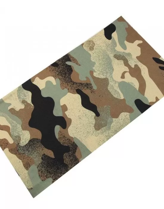 Бандана шал кафяв камуфлаж Tube HoodStyle Bandana Camo, Бандана шал - Hoodstyle.bg