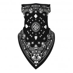 Бандана нов дизайн HoodStyle Bandana Bestseller Design Bone-Skulls черна
