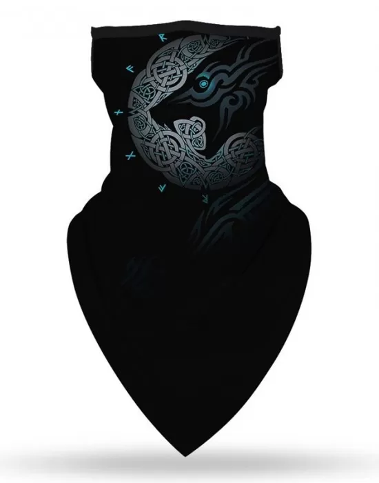 Бандана маска с уши нов дизайн HoodStyle Bandana Design Wolf, Бандани с уши - Hoodstyle.bg