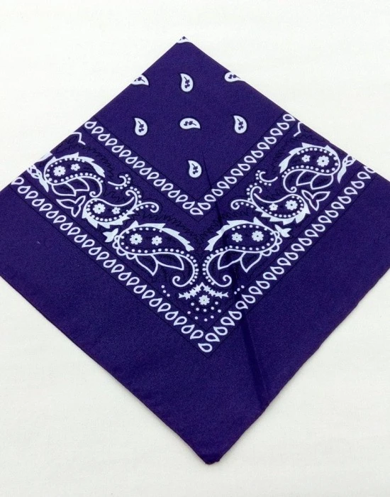 Кърпа за глава бандана HoodStyle Bandana в тъмно лилаво, Бандани кърпи - Hoodstyle.bg