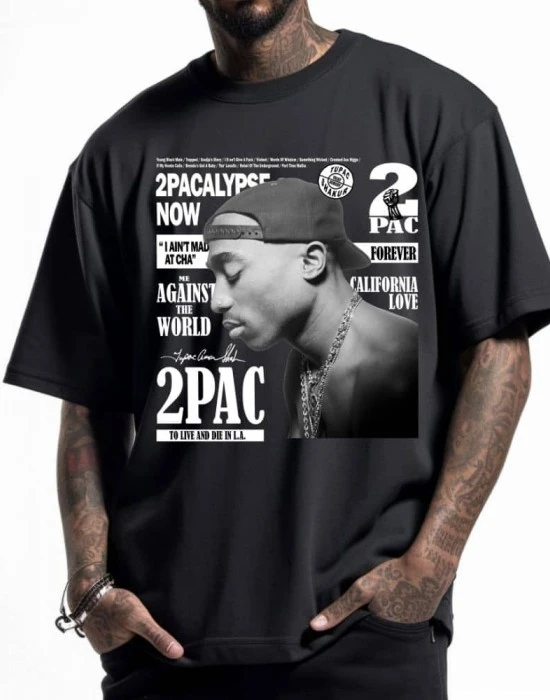Тениска Oversize  2Pac 92, Овърсайз - Hoodstyle.bg