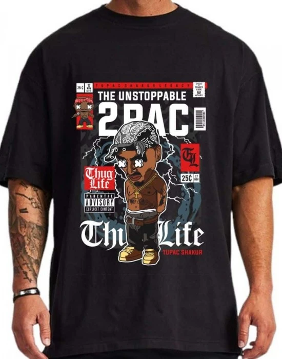 Тениска Oversize 2Pac Funko Pop, Овърсайз - Hoodstyle.bg