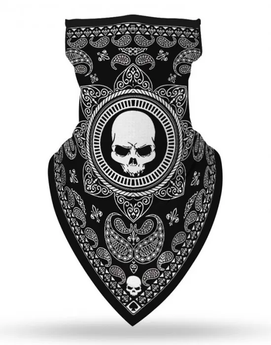 Бандана маска с уши HoodStyle Bandana Bestseller Design Skulls, Бандани с уши - Hoodstyle.bg