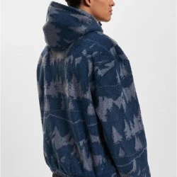 Мъжки суичър в син цвят Just Rhyse Snow Zip