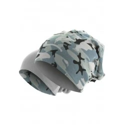 Бийни шапка с две лица в сив камуфлаж MSTRDS Printed Jersey Beanie 