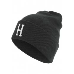 Бийни шапка в черен цвят MSTRDS Letter Cuff Knit Beanie H