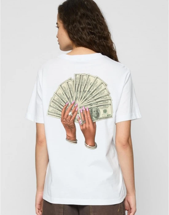 Дамска тениска в бял цвят Miss Tee B**ch Better, Тениски - Hoodstyle.bg