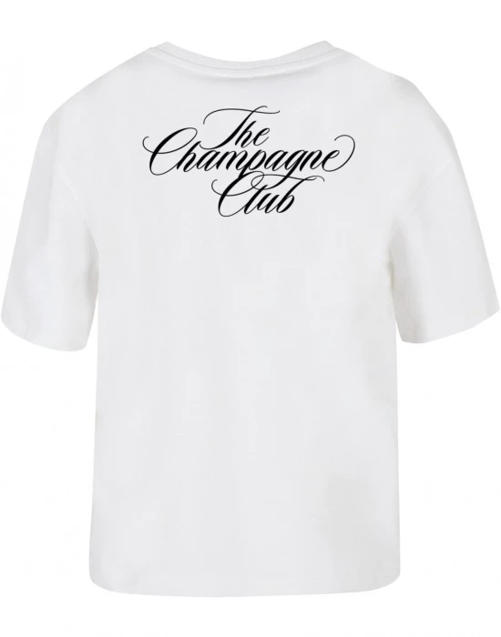 Дамска тениска в бяло Miss Tee The Champagne Club, Тениски - Hoodstyle.bg
