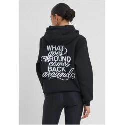 Дамски суичър в черно Miss Tee Back Around