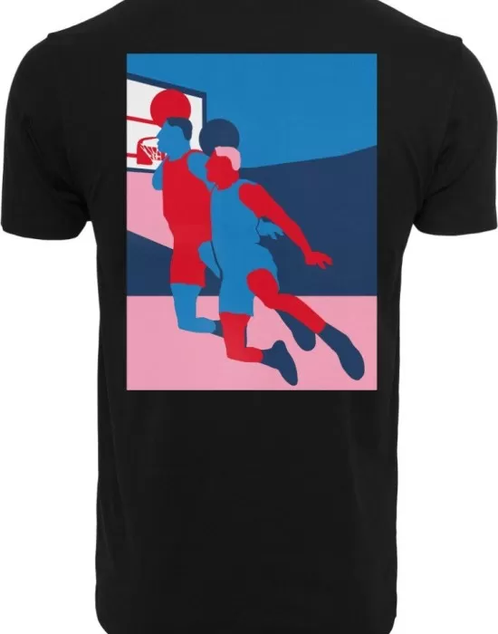 Мъжка тениска Mister Tee Colored Basketball Player в черен цвят, Тениски - Hoodstyle.bg