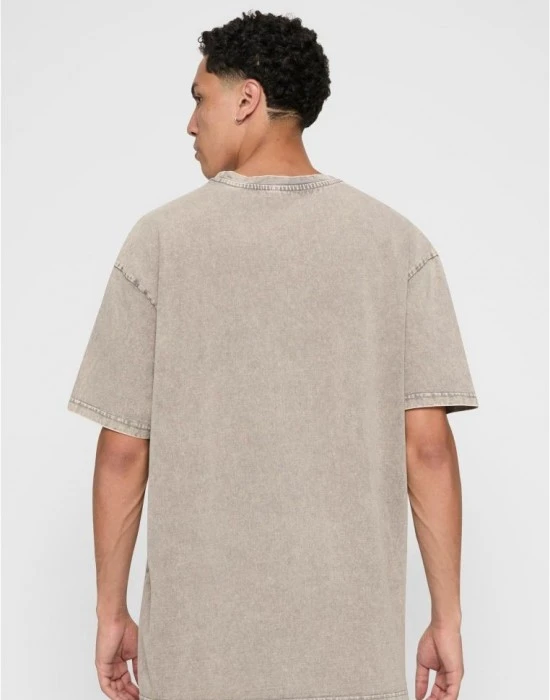 Мъжка тениска в бежов цвят Mister Tee Lithium Oversize, Тениски - Hoodstyle.bg