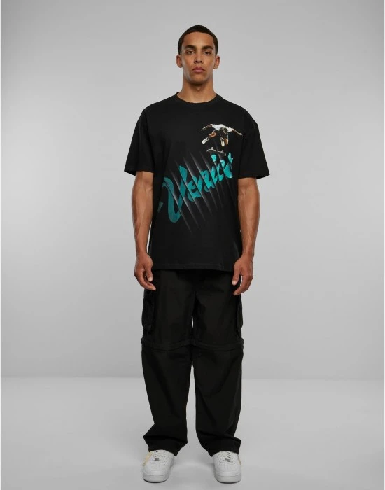 Мъжка тениска в черен цвят Mister Tee Venice Oversize, Овърсайз - Hoodstyle.bg