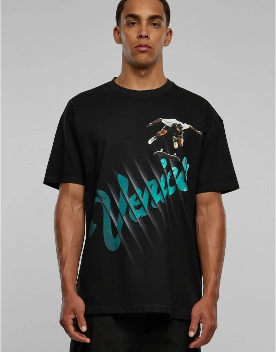 Мъжка тениска в черен цвят Mister Tee Venice Oversize, Овърсайз - Hoodstyle.bg