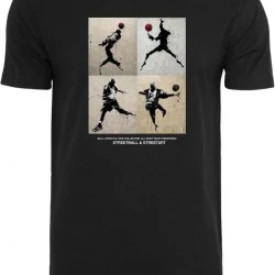 Мъжка тениска в черен цвят Mister Tee Ball Lifesytle