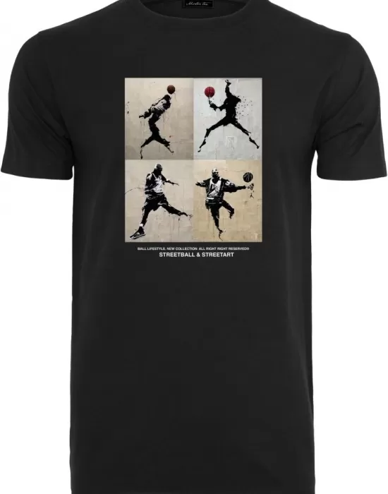 Мъжка тениска в черен цвят Mister Tee Ball Lifesytle, Тениски - Hoodstyle.bg