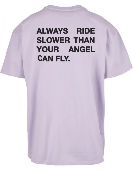Мъжка тениска в лилав цвят Mister Tee Moto GT Oversize, Овърсайз - Hoodstyle.bg