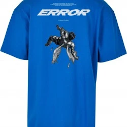 Мъжка тениска в син цвят MISTER TEE Error Oversize