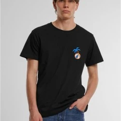 Мъжка тениска в черен цвят MISTER TEE Summer Basketball 