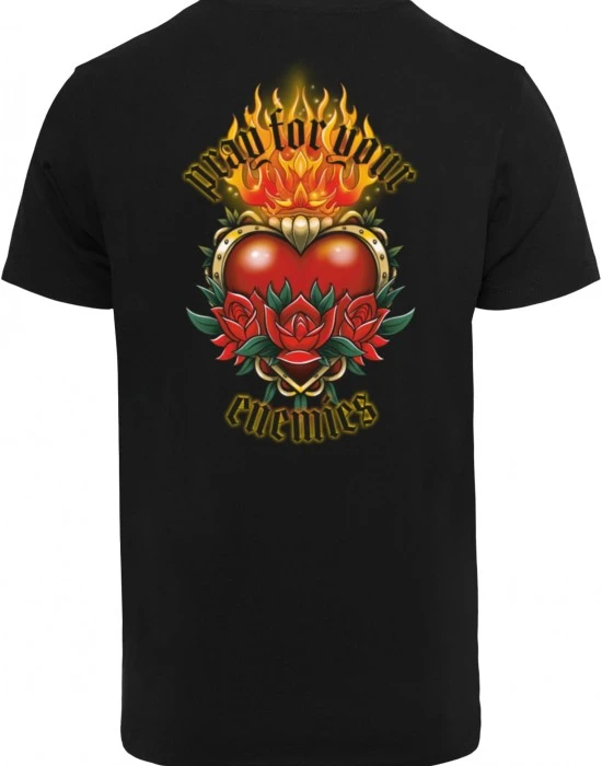 Мъжка тениска в черен цвят Mister Tee Pray For Your Enemies, Тениски - Hoodstyle.bg