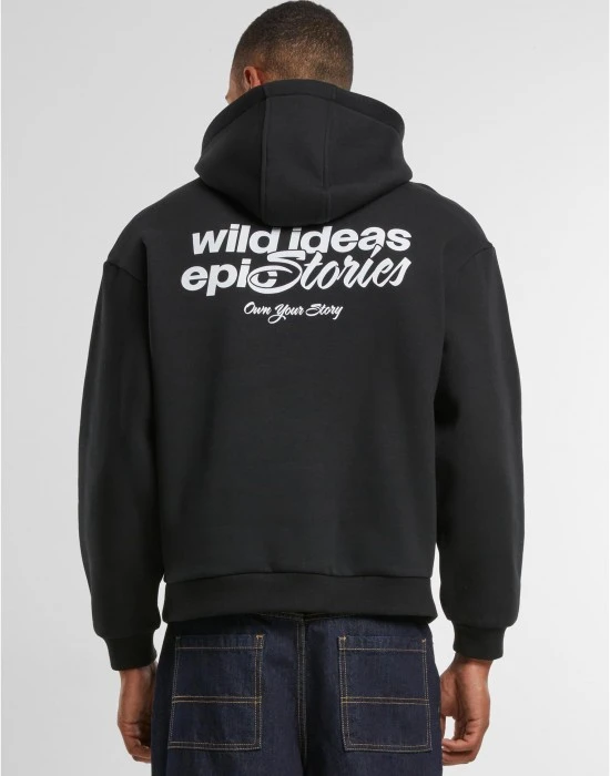 Мъжки суичър в черно Mister Tee Wild Stories, Суичъри - Hoodstyle.bg