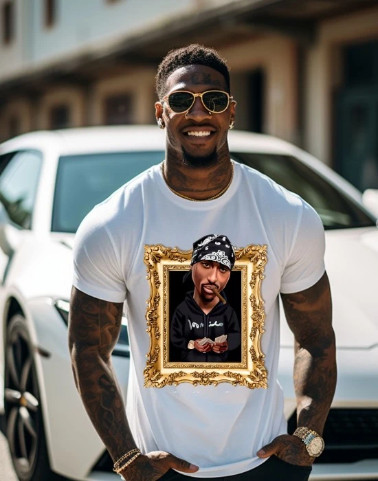Тениска 2Pac Above The Rim, Тениски - Hoodstyle.bg