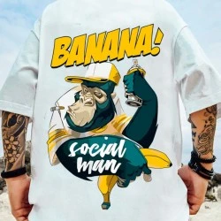 Тениска Oversize Street Wear Banana 2