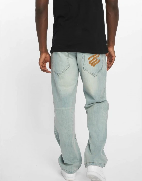 Мъжки дънки в светлосин цвят Rocawear WED Loose Fit, Дънки - Hoodstyle.bg