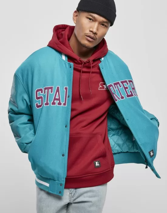 Мъжко колежанско яке в синьо Starter Team, Колежански - Hoodstyle.bg
