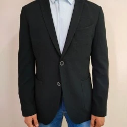 Мъжко Slim fit сако в черен цвят Emilio Adani