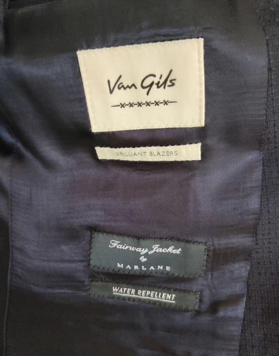 Мъжко стилно сако в тъмносин цвят Van Gils, Сака - Hoodstyle.bg