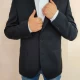 Стилно сако в тъмносин цвят Benvenuto, Сака - Hoodstyle.bg