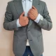 Елегантно мъжко сако в сив цвят Van Gils, Сака - Hoodstyle.bg