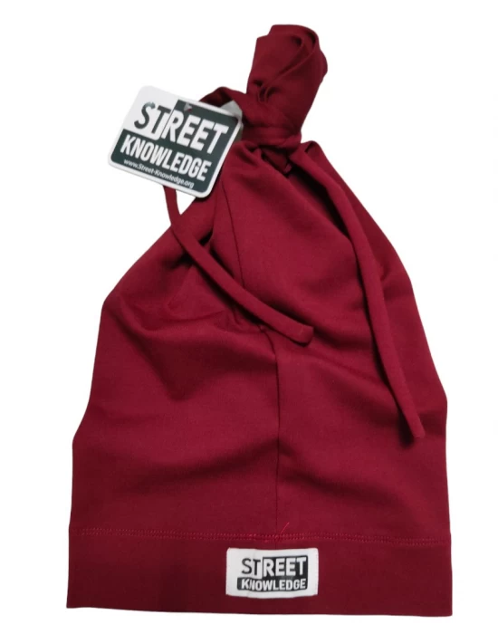 Бийни шапка в бордо Beanie Street Knowledge, Шапки бийнита - Hoodstyle.bg