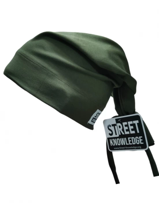 Бийни шапка в тъмнозелено Beanie Street Knowledge, Шапки бийнита - Hoodstyle.bg
