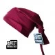 Бийни шапка с бродерия Street Knowledge в тъмночервен цвят, Шапки бийнита - Hoodstyle.bg