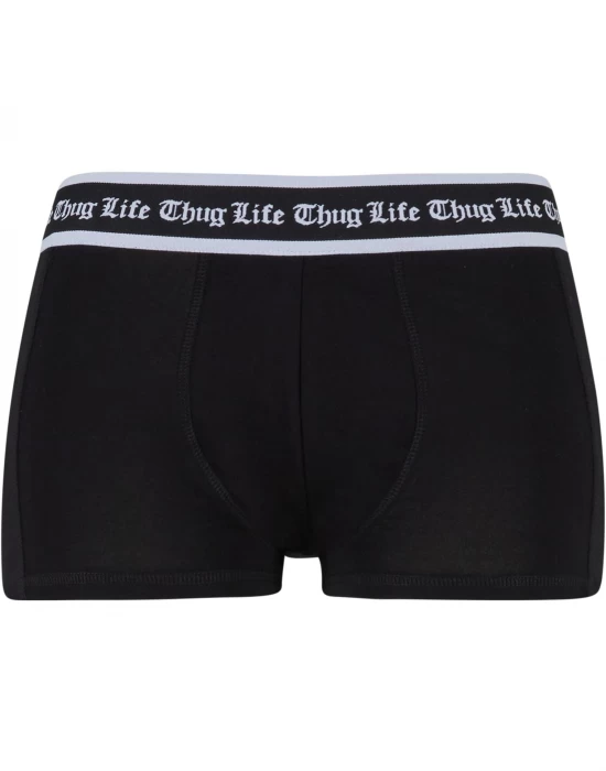 Мъжки боксерки в черен цвят Thug Life Boxershorts, Бельо - Hoodstyle.bg
