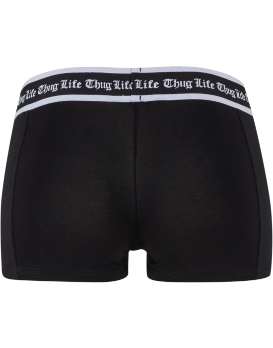 Мъжки боксерки в черен цвят Thug Life Boxershorts, Бельо - Hoodstyle.bg