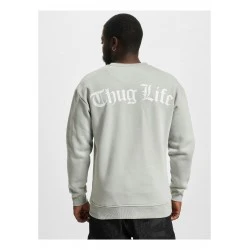Мъжка блуза в сив цвят Thug Life Hit The Streets