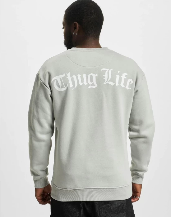 Мъжка блуза в сив цвят Thug Life Hit The Streets, Блузи - Hoodstyle.bg