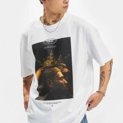 Мъжка тениска в бял цвят Mister Tee Kid from Akron
