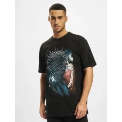 Мъжка тениска в черен цвят Mister Tee Thorned Mask